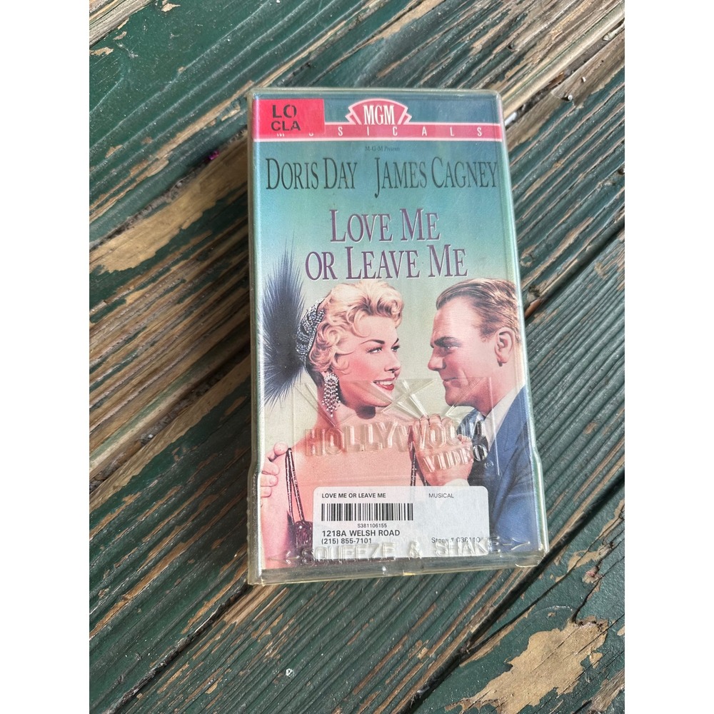 Love Me or Leave Me VHS Doris Day James Cagney MGM Musicals Vintage Movie